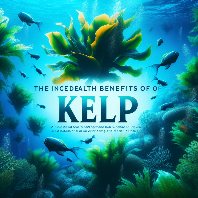 Les incroyables bienfaits du kelp pour la santé